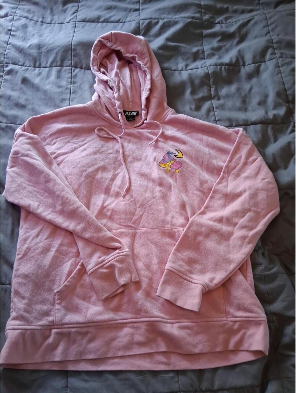 Zumiez Hoodie A Lab Take A Trip Psychedelic Pink Size Large Womens A2